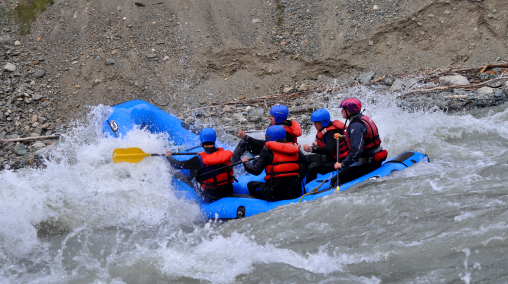 Rafting on the Blanchard River, BC/Yukon