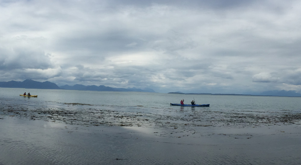 Paddling near Pleasant Island, Gustavus