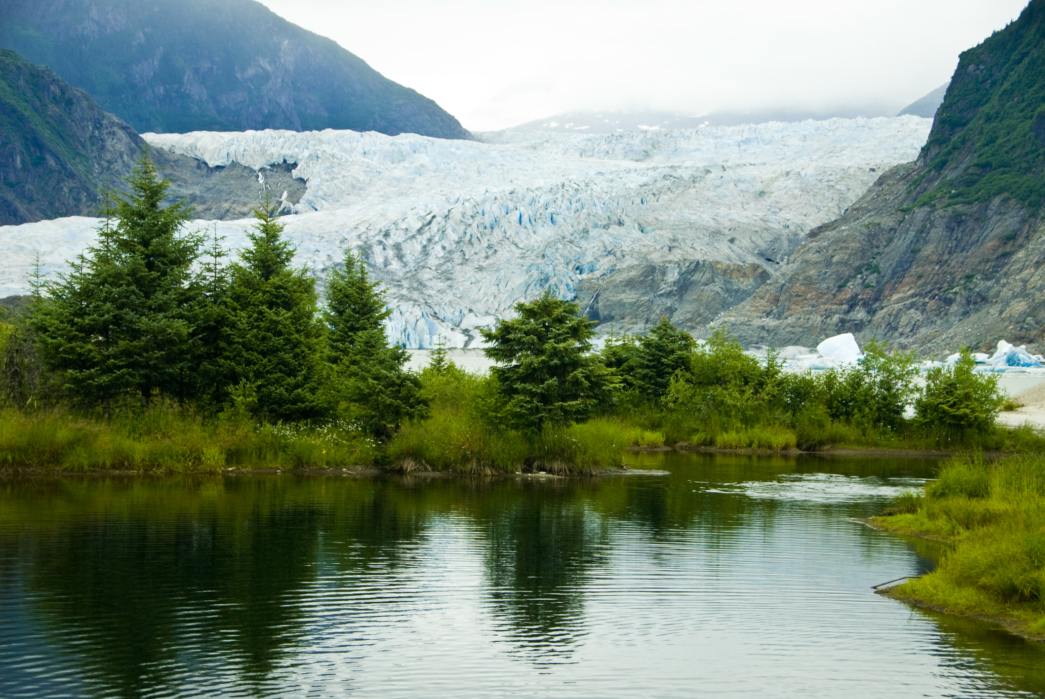 Mendenhall Glacier in Juneau