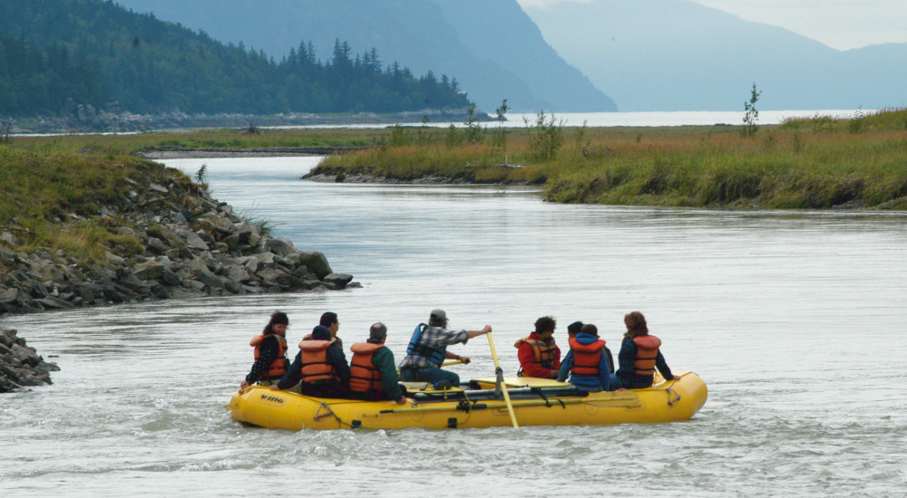 Scenic River Float on the Taiya River, Dyea Alaska